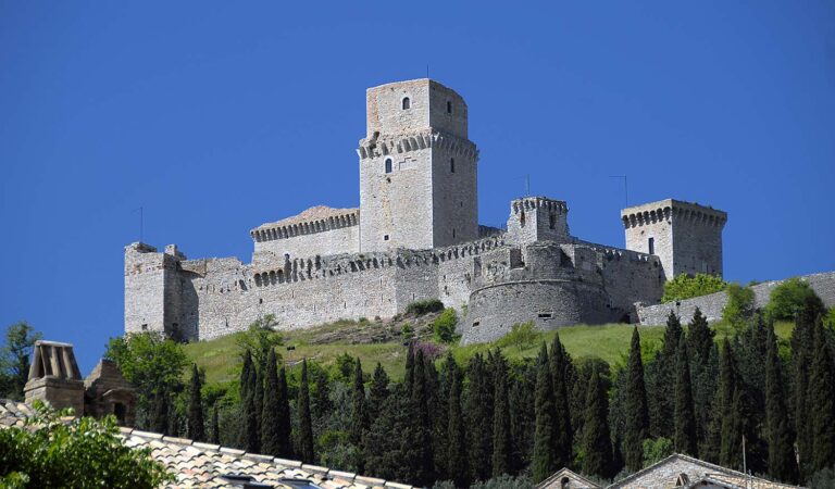 Rocca Maggiore ad Assisi edificata dal cardinale Albornoz